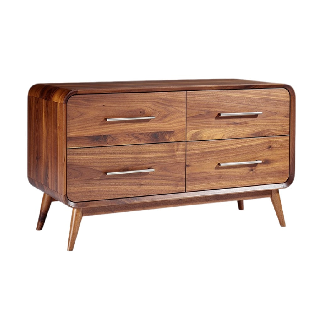 Titel: "Moderne Houten Dressoir met 4 Laden"